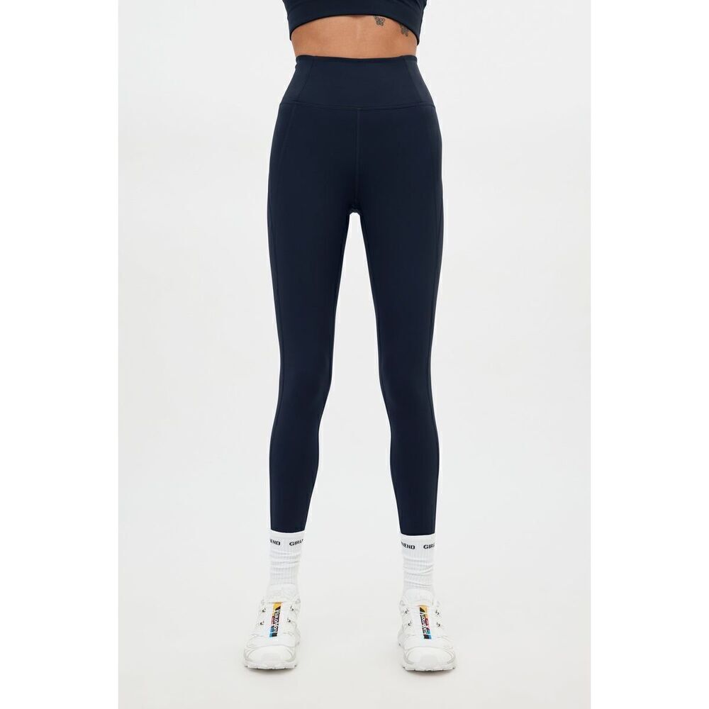 ✨Girlfriend Collective Navy Skyline Compressive High-Rise Sz Large Leggings✨